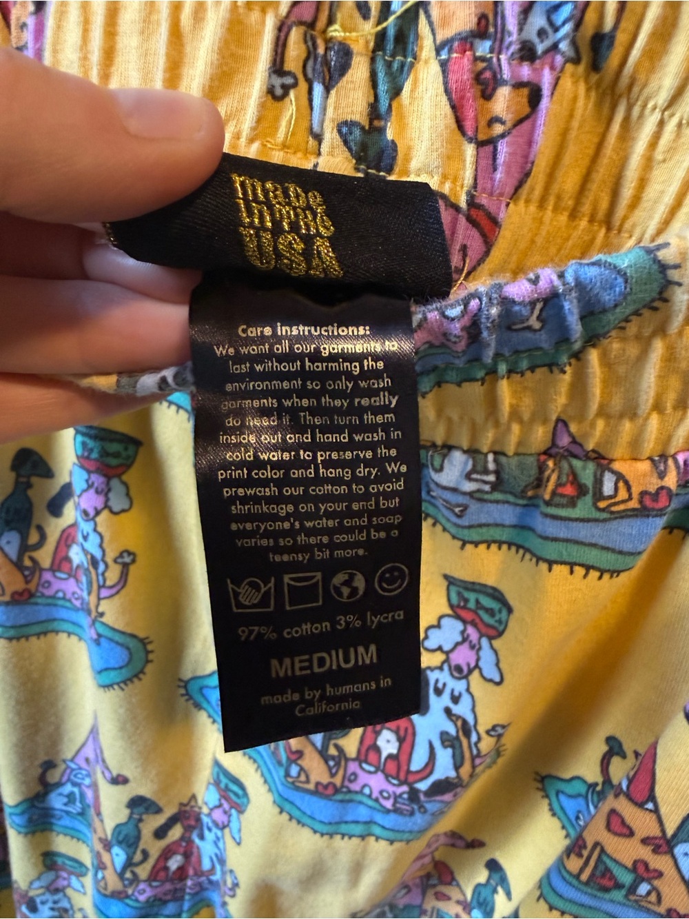 Nooworks Jogger Pants with Multicolor dogs - Picture 5 of 6